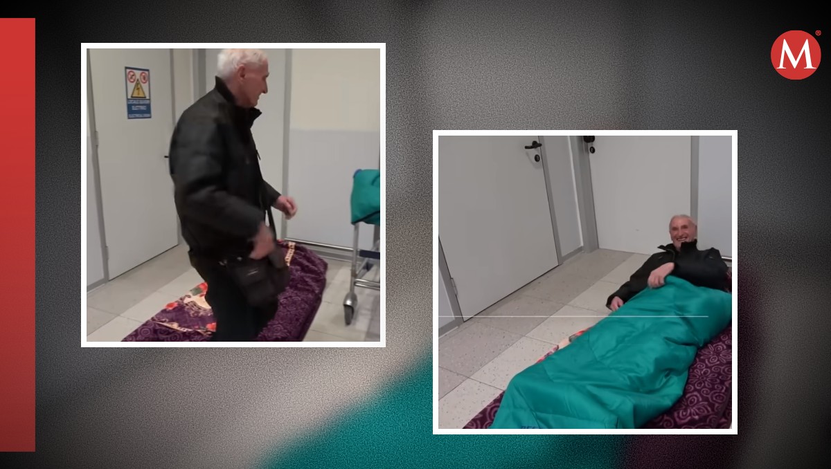 En el aeropuerto le ofrecieron una bolsa de dormir, podría acceder a café y un periódico en la mañana | Captura