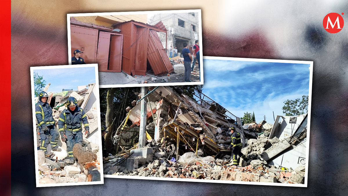 Así se vivió la explosión en Tlalpan (Diseño: Milenio)