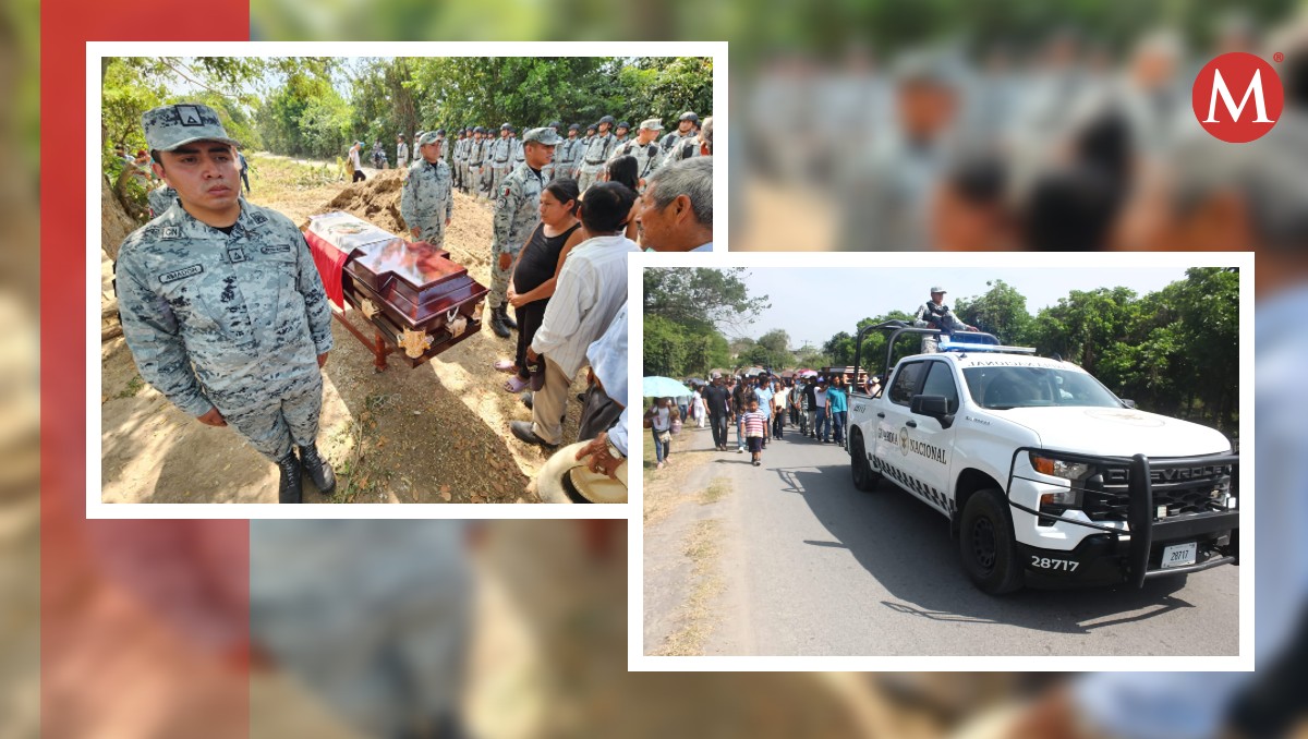 Despiden a elemento de la Guardia Nacional fallecido en balacera