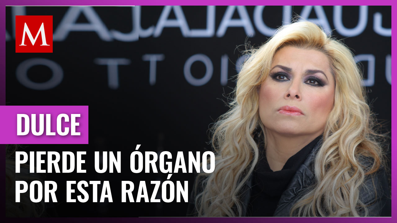 Dulce, la famosa cantante mexicana, sufre pérdida de riñón