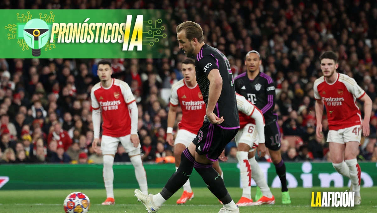 IA pronostica si Bayern o Arsenal ganarán en cuartos de final de la Champions League (Reuters)