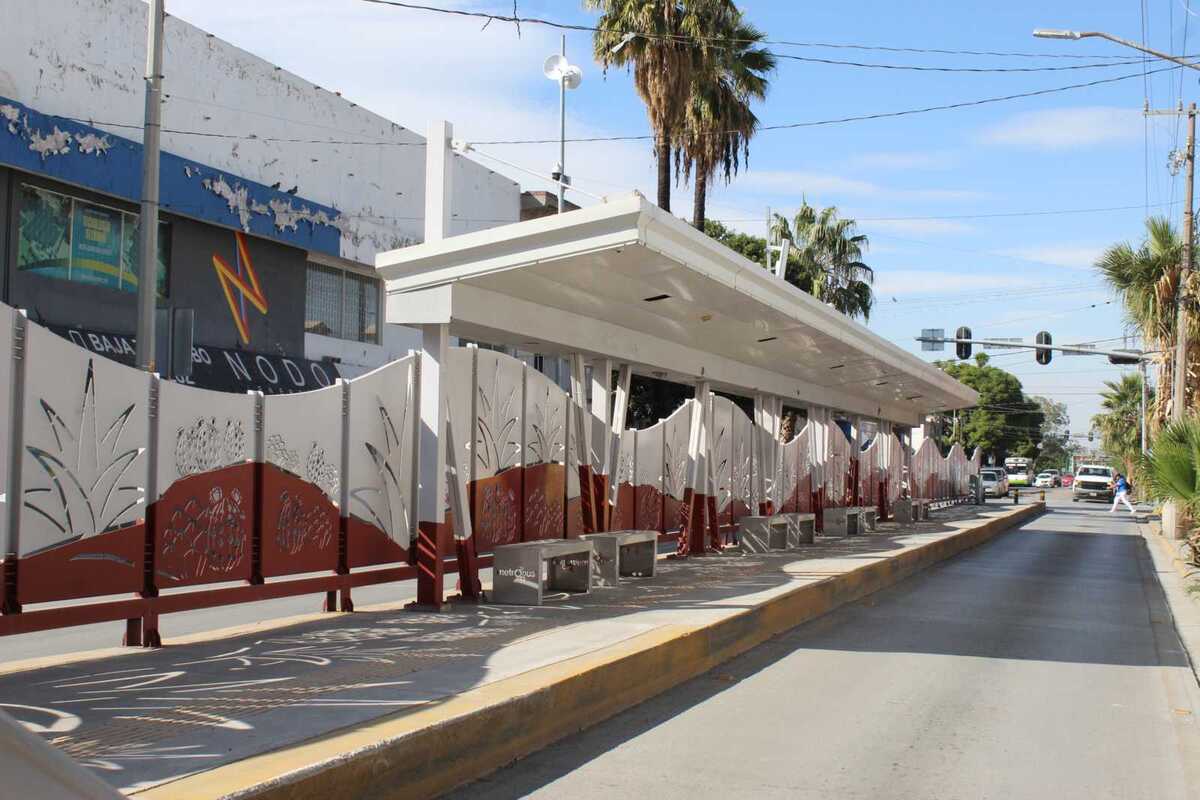 Infraestructura del Bus Laguna. (Roberto Amaya)