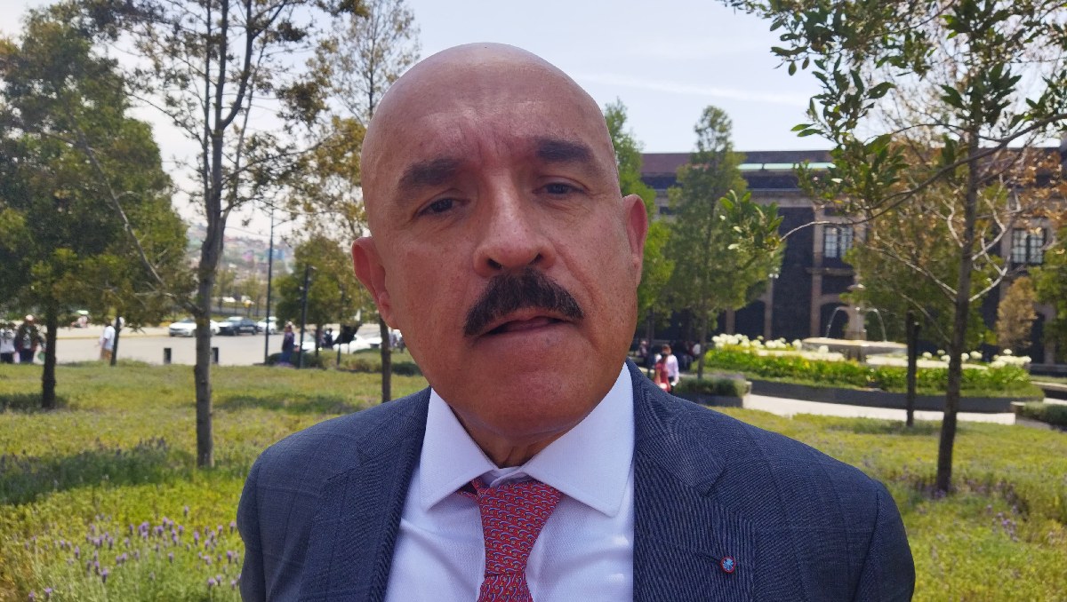 Juan Castañeda Salinas, presidente del Colegio de Notarios del Estado de México. Foto: (Claudia Hidalgo)
