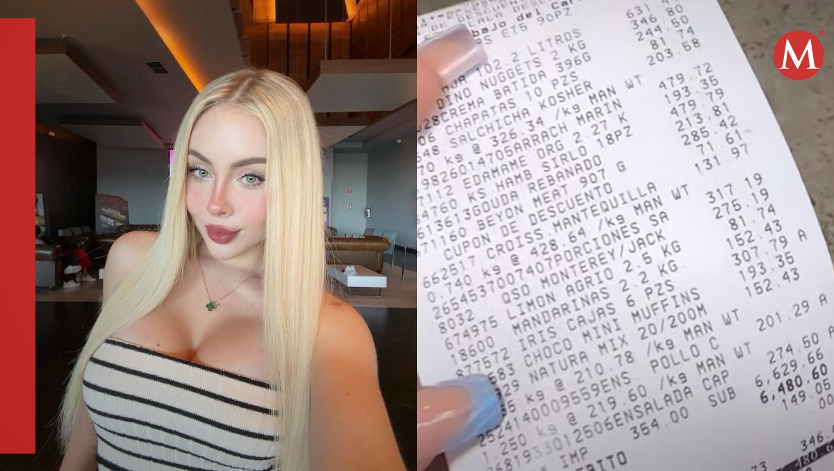 Maya Nazor muestra cuánto gasta en el super