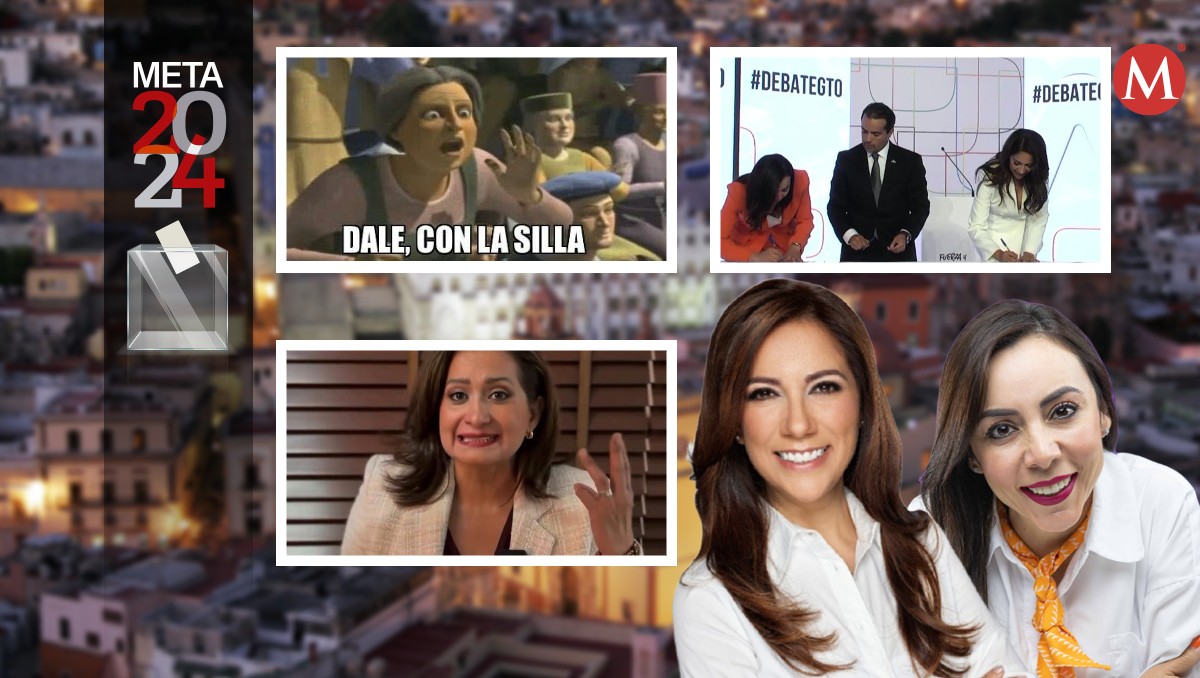 Estos son los memes más divertidos del primer debate de las candidatas a la gubernatura de Guanajuato 2024