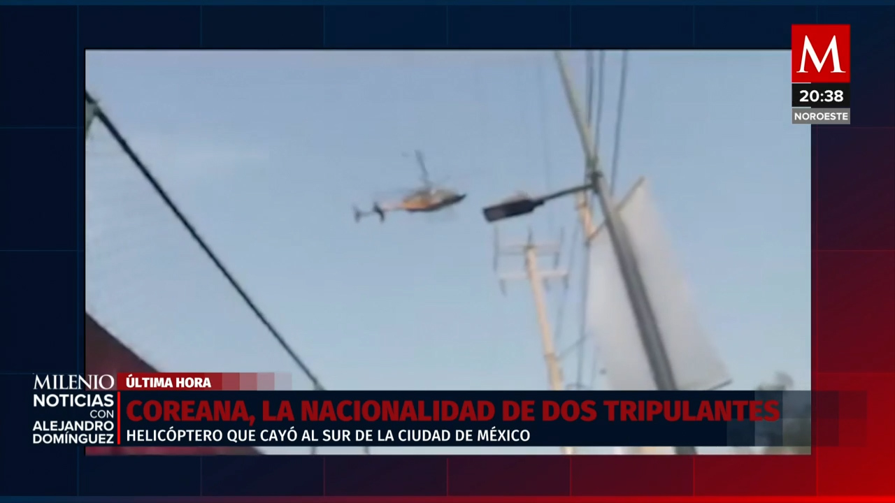Tripulantes coreanos fallecidos en accidente aéreo en Coyoacán, detalles revelados