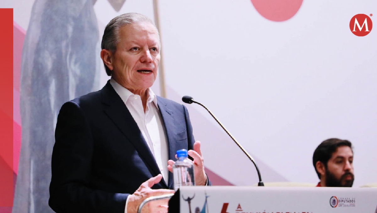 Arturo Zaldívar, ministro retirado de la SCJN, en la reunión plenaria de Morena. | Cuartoscuro
