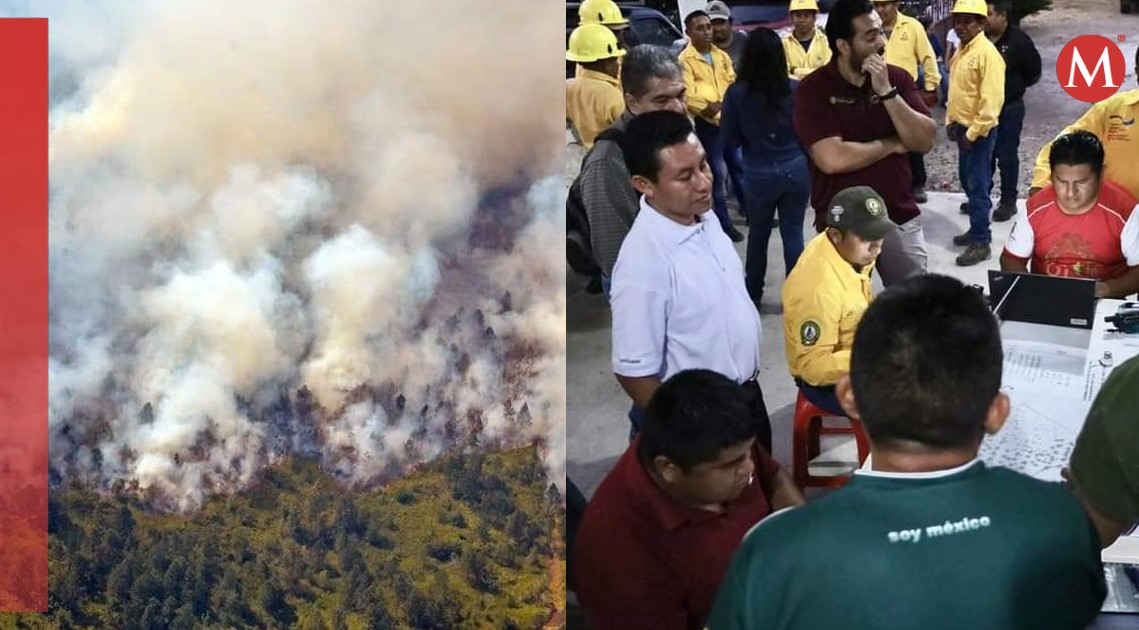 Despliegan brigadistas en Hopelchén, Campeche, para combatir incendio en Chun Ek | Especial