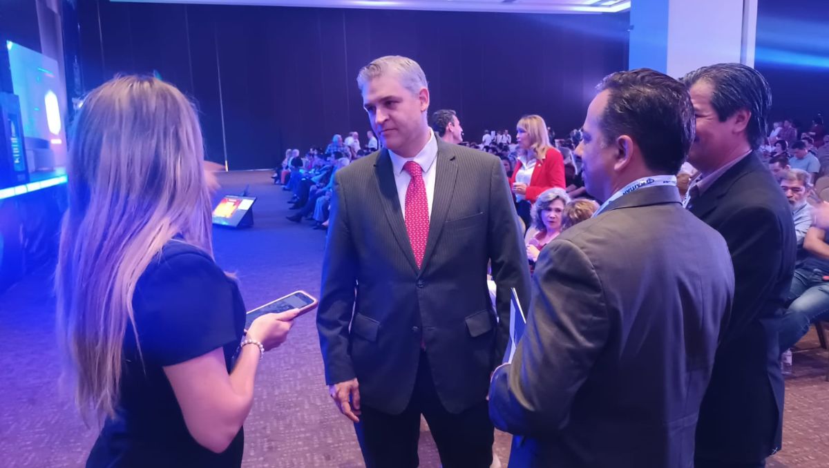 Iván Rivas Rodríguez, secretario de Economía en Nuevo León. Eduardo Mendieta