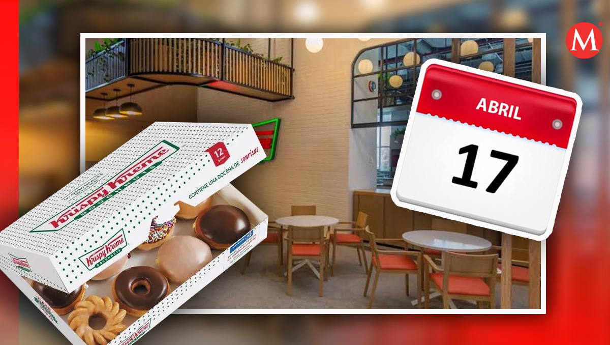 Krispy Kreme la cafetería especializada en donas más popular en México. (Especial)