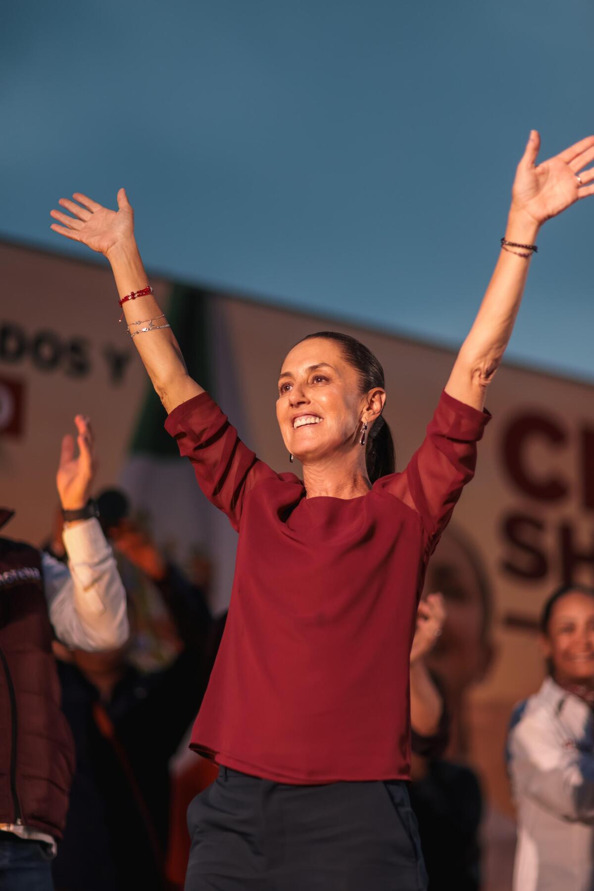 Claudia Sheinbaum de gira por Zempoala.|  Especial