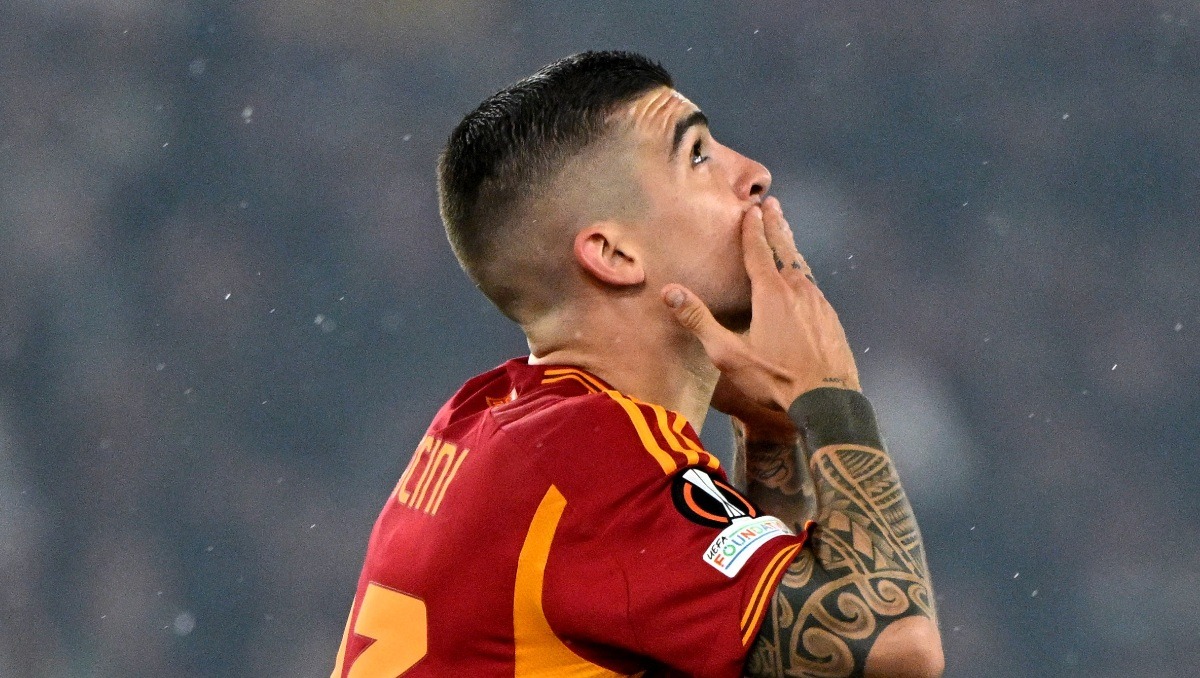 Gianluca Mancini conmemora a su fallecido cuñado Mattia Giani (Reuters)