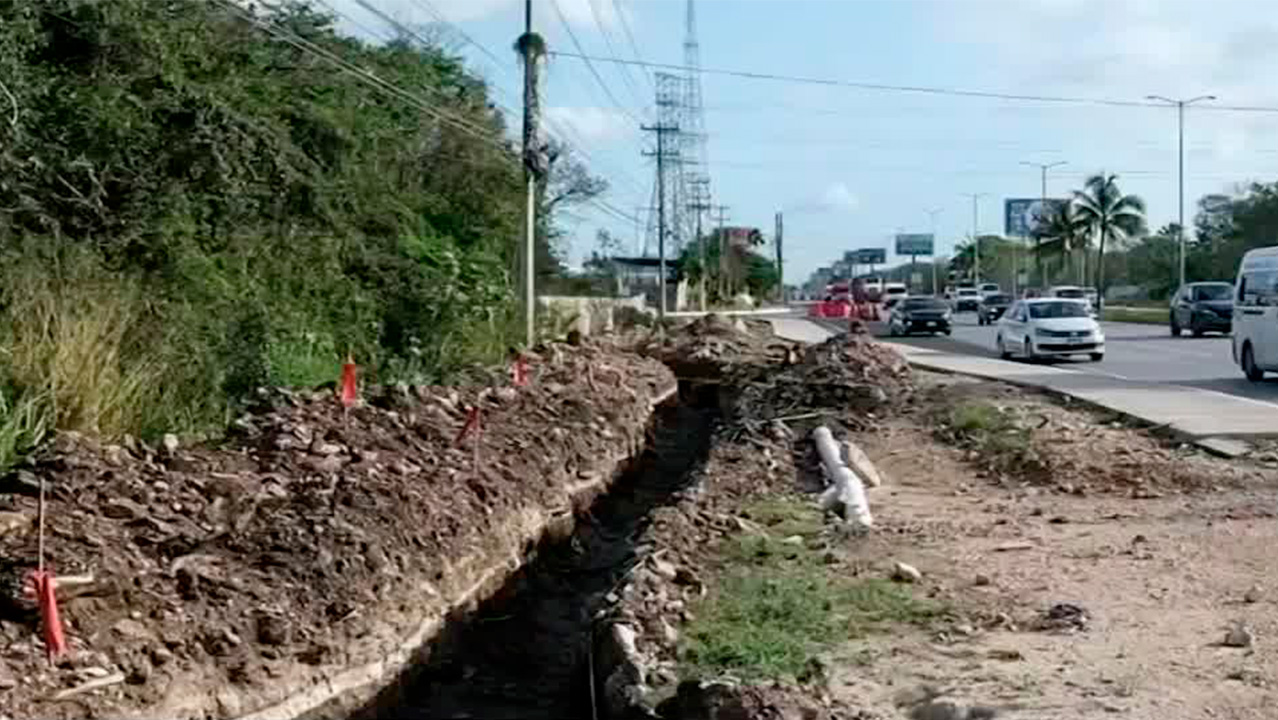 Inician las obras de cableado subterráneo en Cancún, Quintana Roo