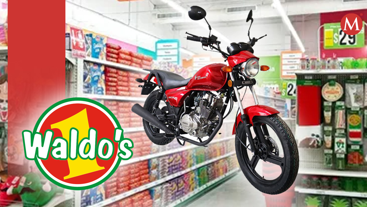 La motocicleta de Waldo's tiene capacidad para aguantar hasta 150 kilos