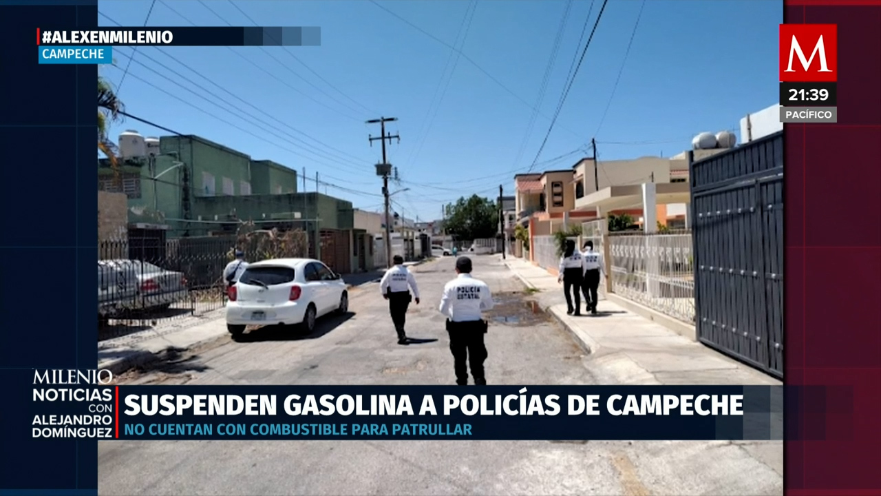 Policías en protesta en Campeche impiden la confiscación de patrullas por parte del gobierno