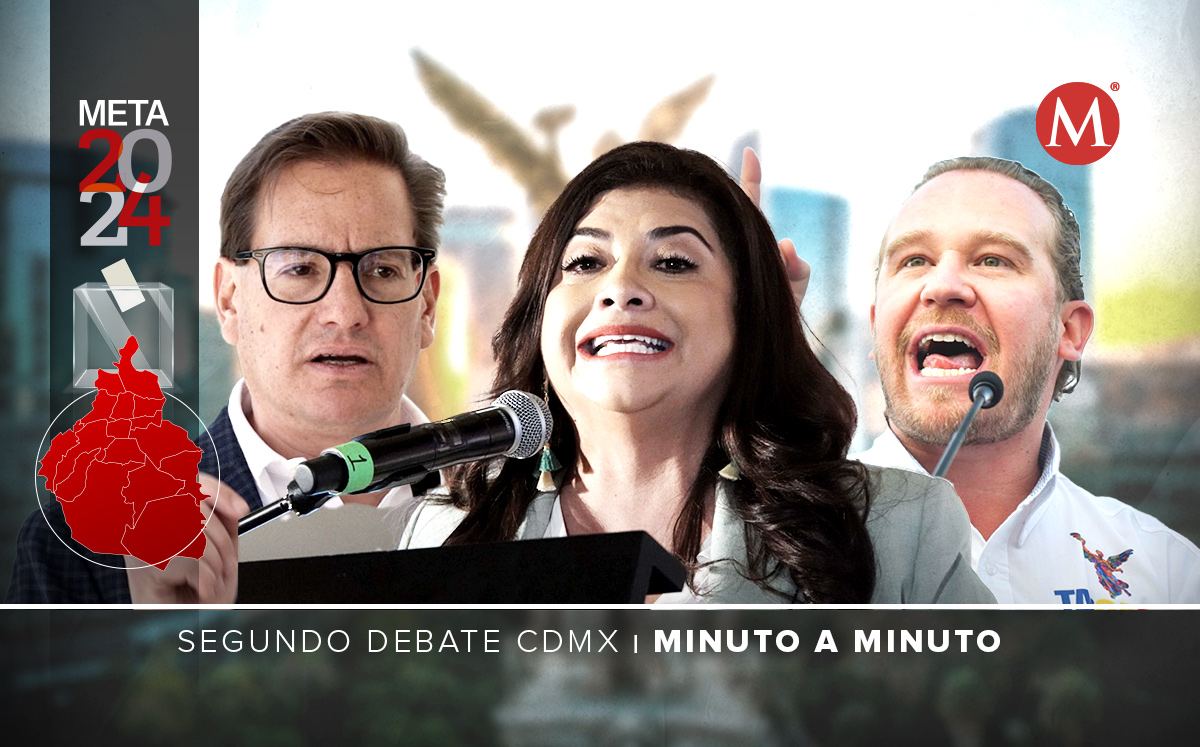 Segundo debate por Jefatura de Gobierno de la Ciudad de México.