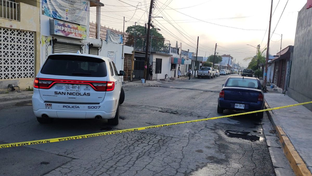 Autoridades localizaron casquillos en la carpeta asfáltica. Agustín Martínez