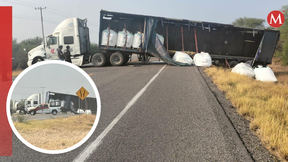 Cierran circulación en carretera Victoria-Matamoros tras accidente