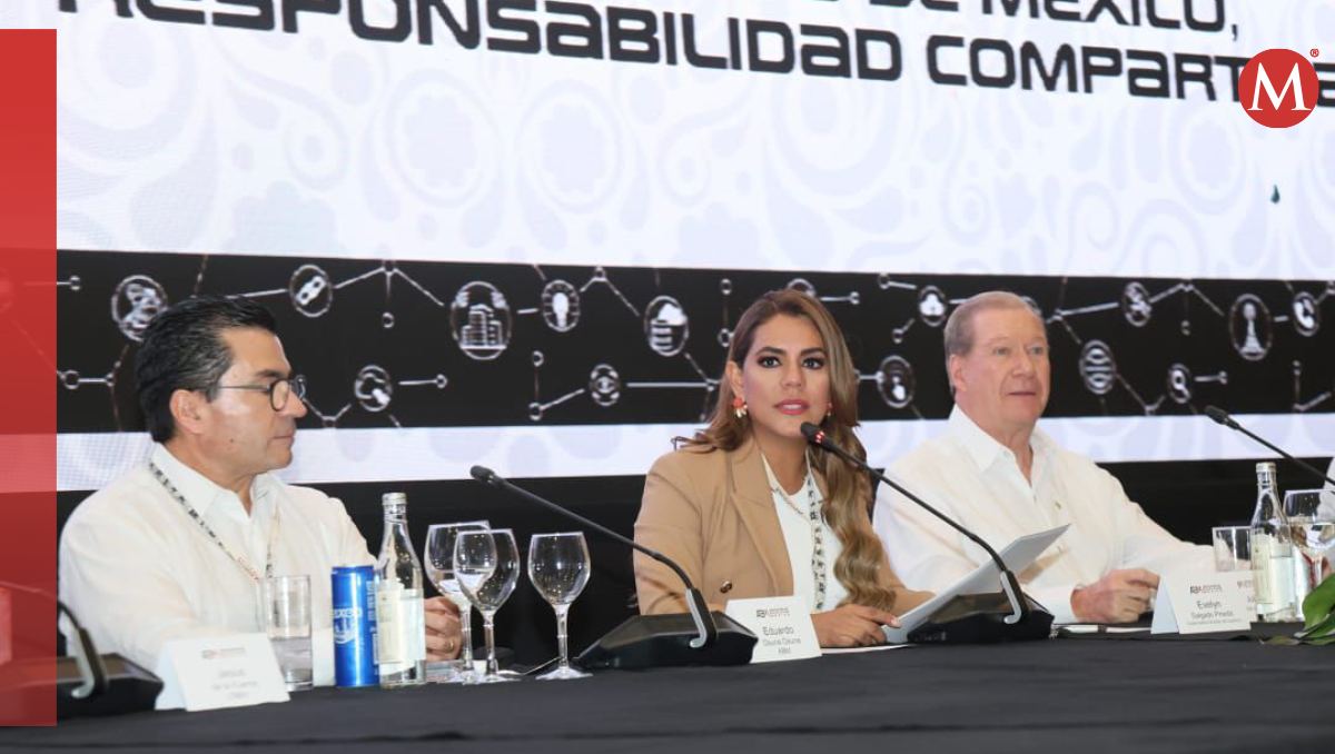 Evelyn Salgado atestigua convenio entre ABM y CCE. Foto: Especial