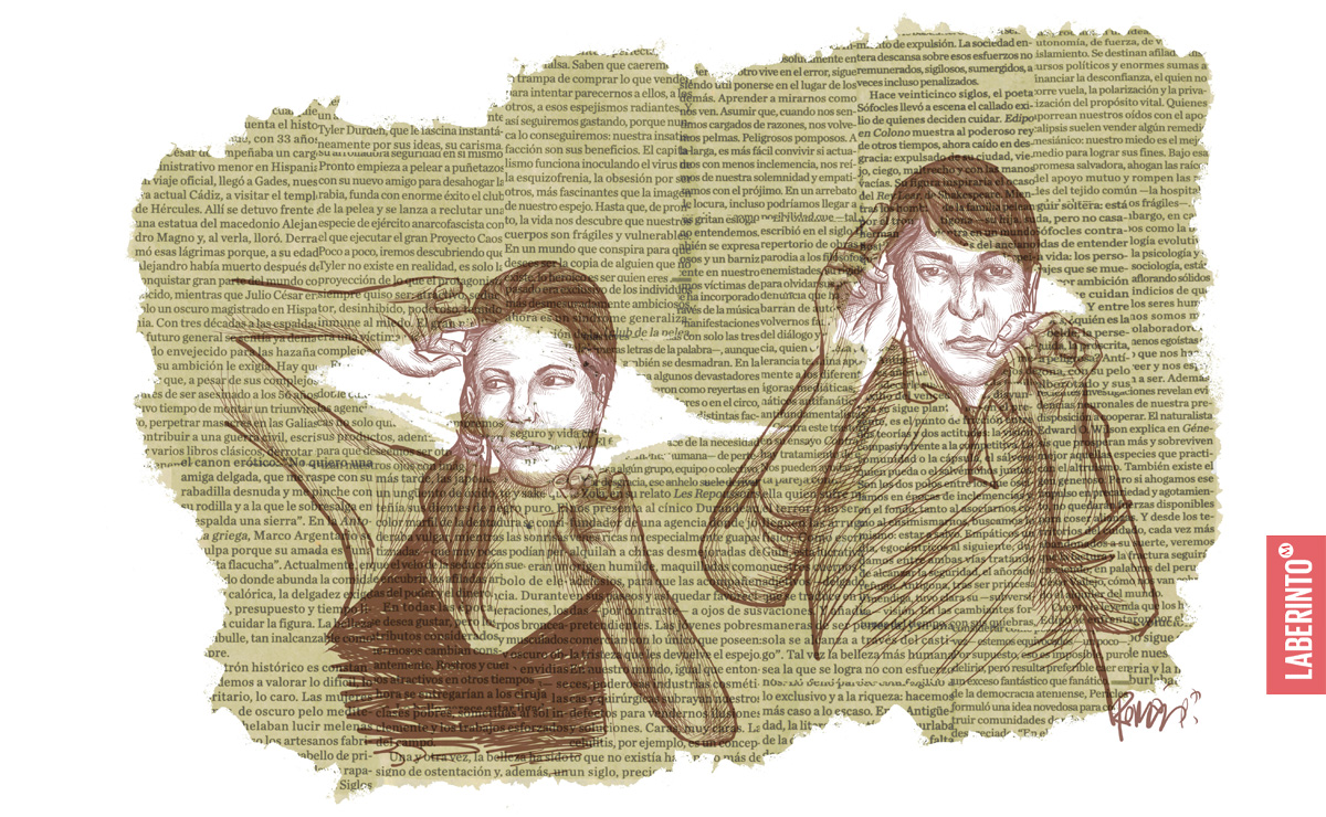Las ficciones sufren desde siempre la acusación de asomarnos a lo perverso, pero ahí reside su poder. (Ilustración: Román)