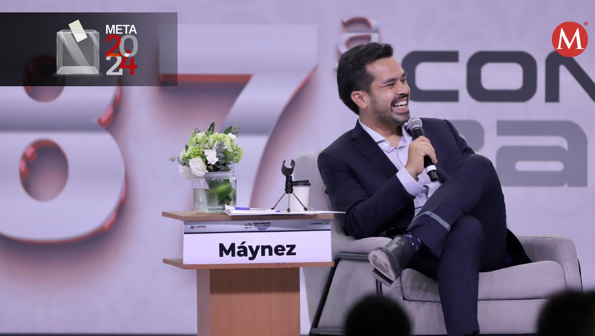 Jorge Álvarez Máynez durante la 87° Convención Bancaria | Ariel Ojeda
