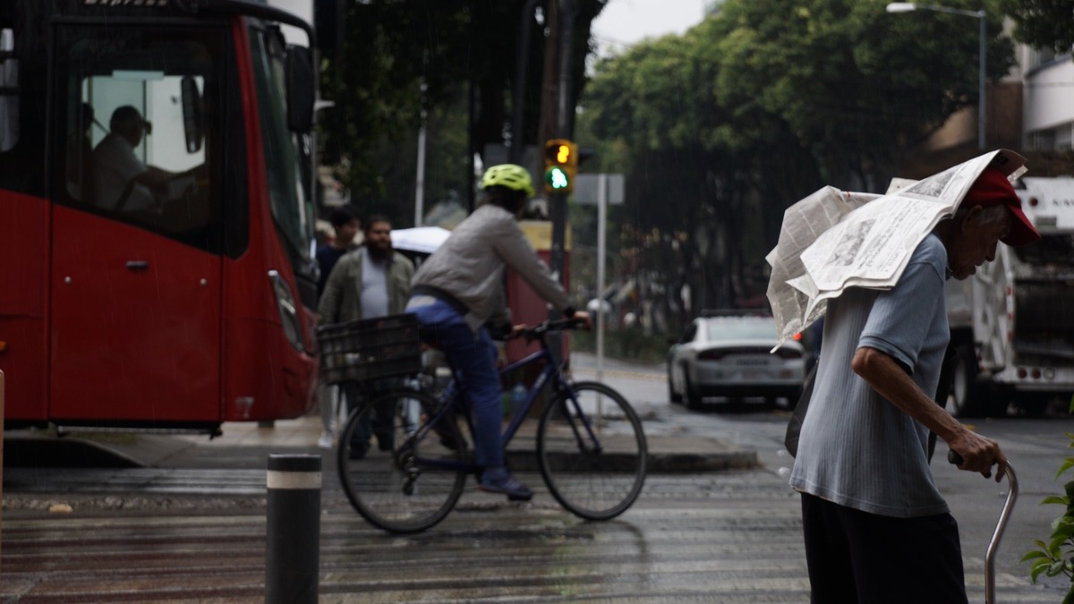 Lluvia en Ciudad de México. (Foto: Oscar Trocino)