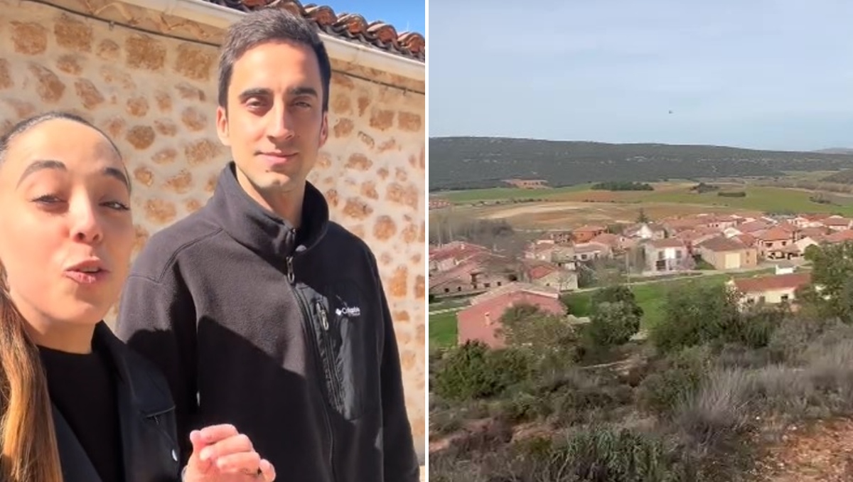Victoria y Gabriel dejaron sus vidas en Barcelona para mudarse a un pueblo de 10 personas. | @repoblando