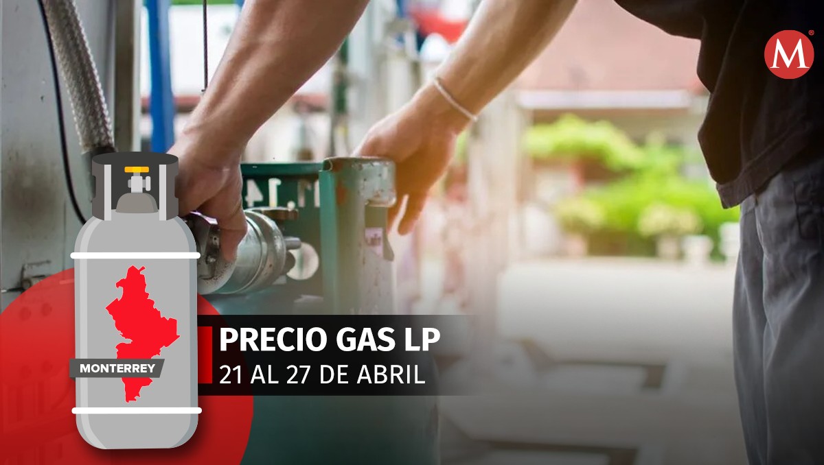 Precio del gas LP del 21 al 27 de abril en Nuevo León. | Especial.