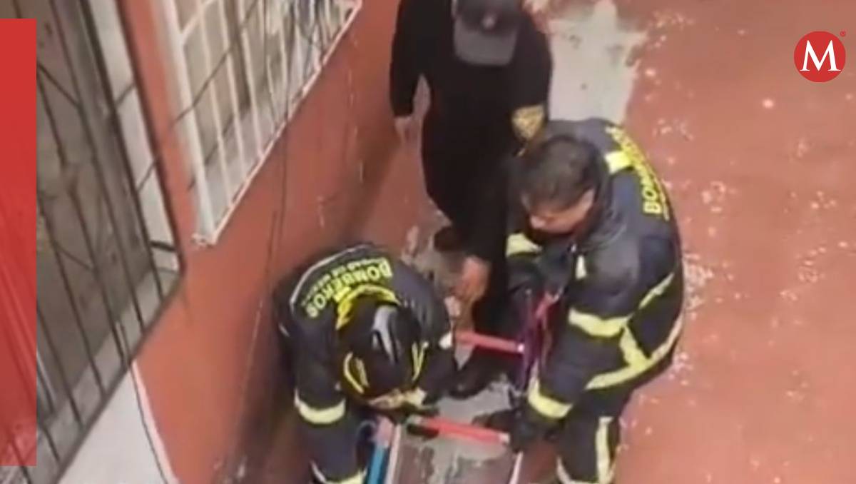 Bomberos rescataron al menor (Especial)