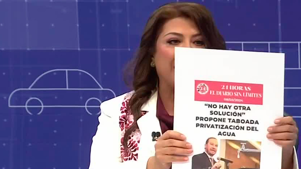 Clara Brugada señala que la privatización del agua no es la solución