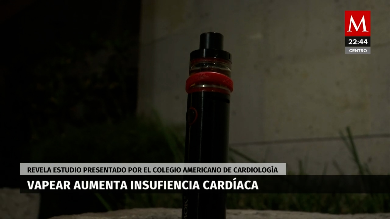 Estudio advierte sobre el riesgo de insuficiencia cardíaca por cigarrillos electrónicos