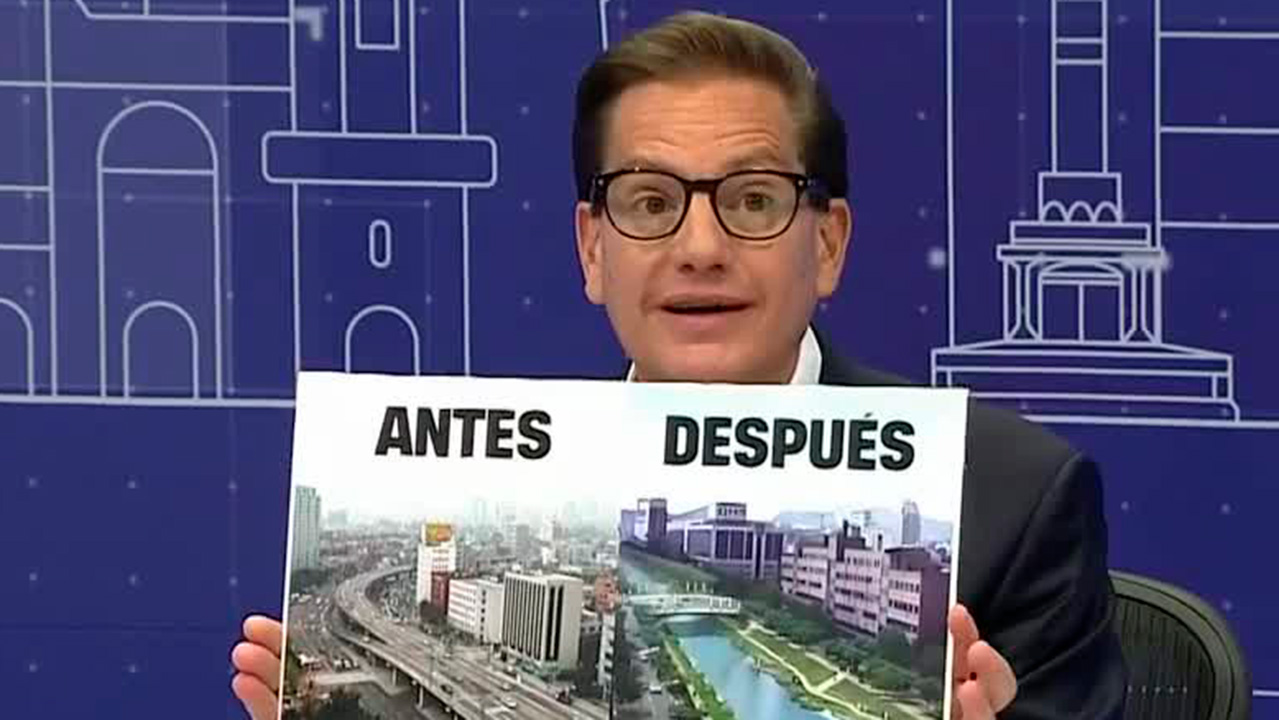 Salomón Chertorivski presenta su 'Plan Maestro' sobre los ríos en la capital