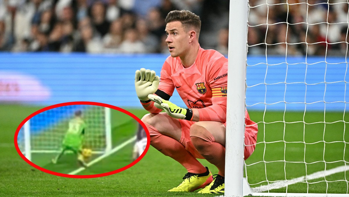 Ter Stegen critica que no haya tecnología de gol en la Liga tras polémica (AFP / Especial)