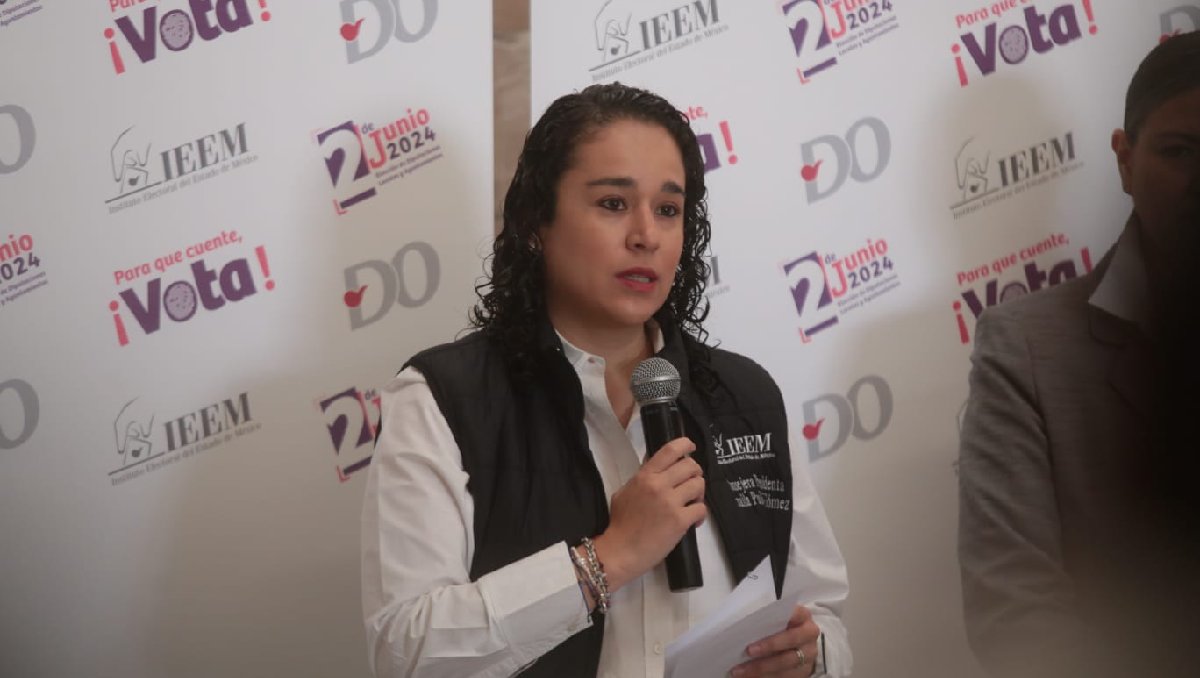 Amalia Pulido Gómez, consejera presidenta en el IEEM. Foto: (Tania Contreras)