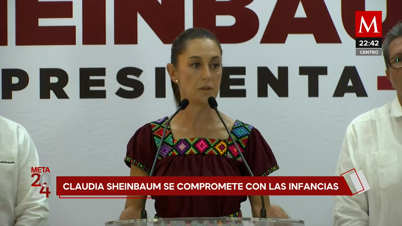 Claudia Sheinbaum anuncia propuestas para beneficiar a los niños