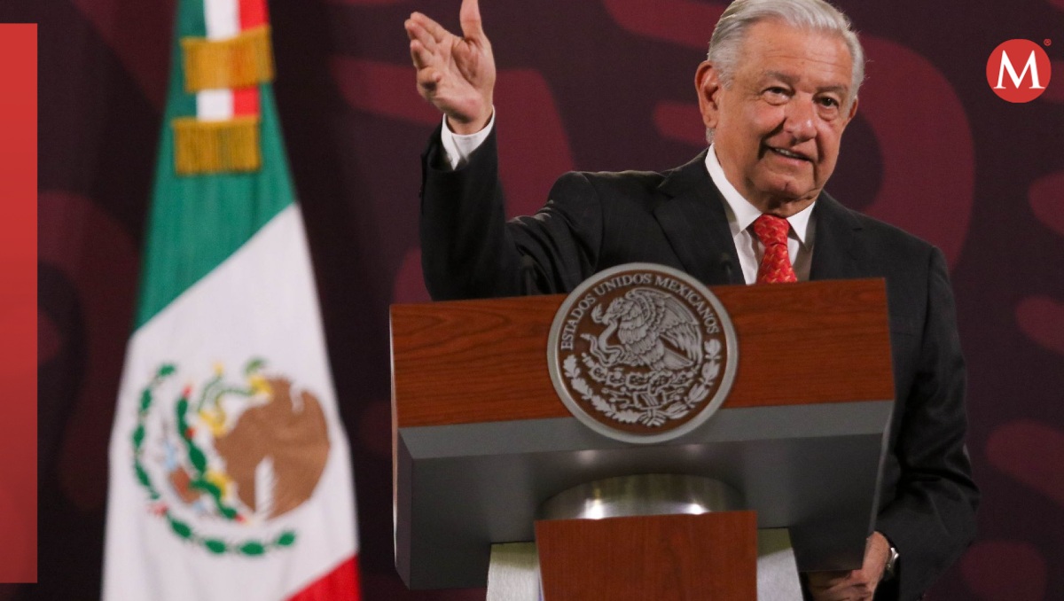 El presidente López Obrador en su conferencia mañanera del 22 de abril. | Cuartoscuro