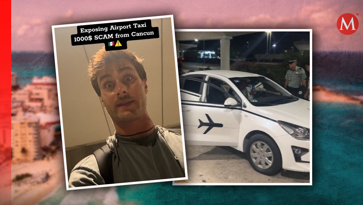 Turista canadiense exhibe abusos por parte de taxista en Cancún.