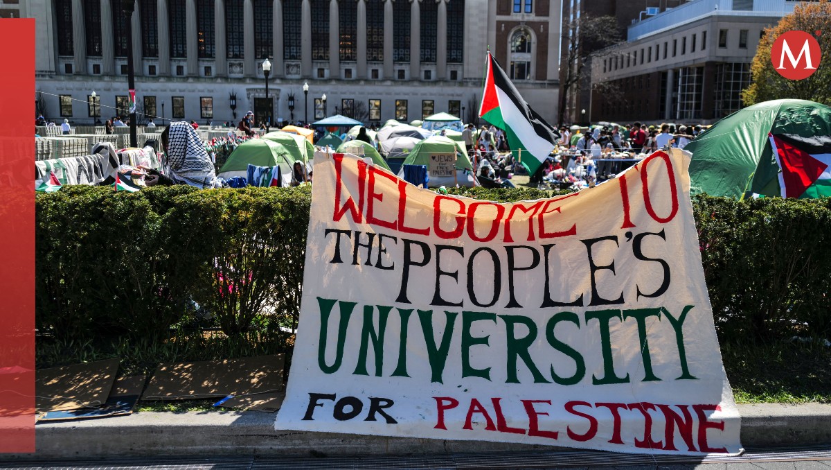 Varias universidades de EU tienen protestas contra la guerra en Gaza. | AFP