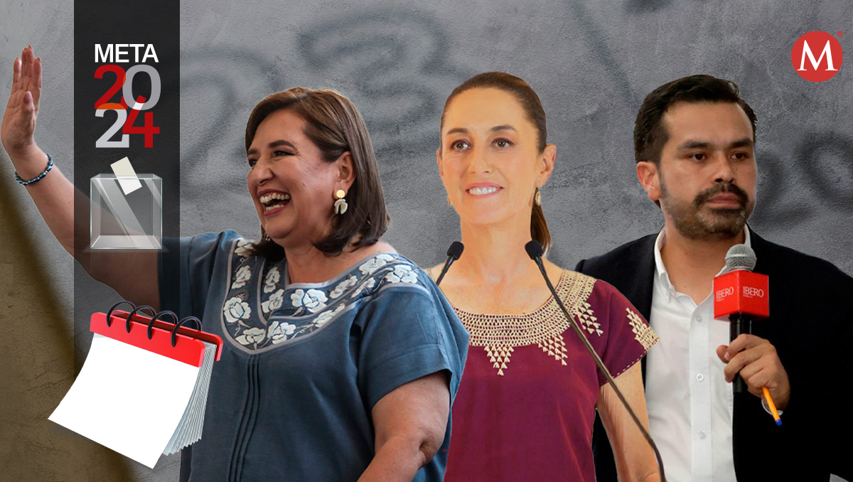Los candidatos a la Presidencia continúan su gira de campaña antes de la elección. | Diseño: Samantha Martínez