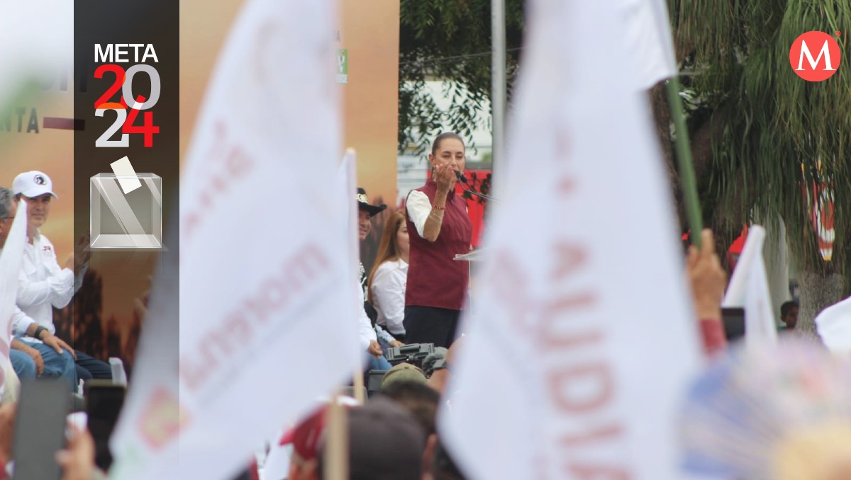 Claudia Sheinbaum en Tamaulipas. (Sergio Sánchez)