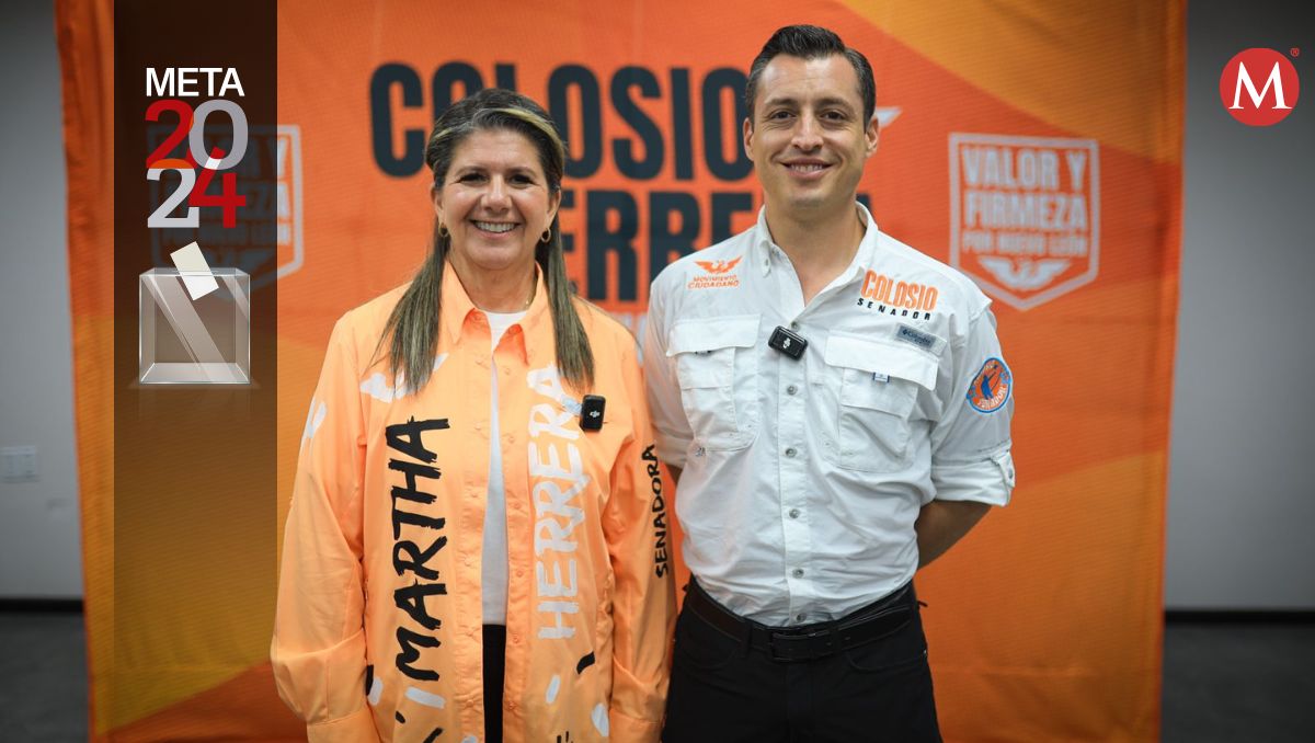 Luis Donaldo Colosio y Martha Herrera, candidatos de MC al Senado | Especial