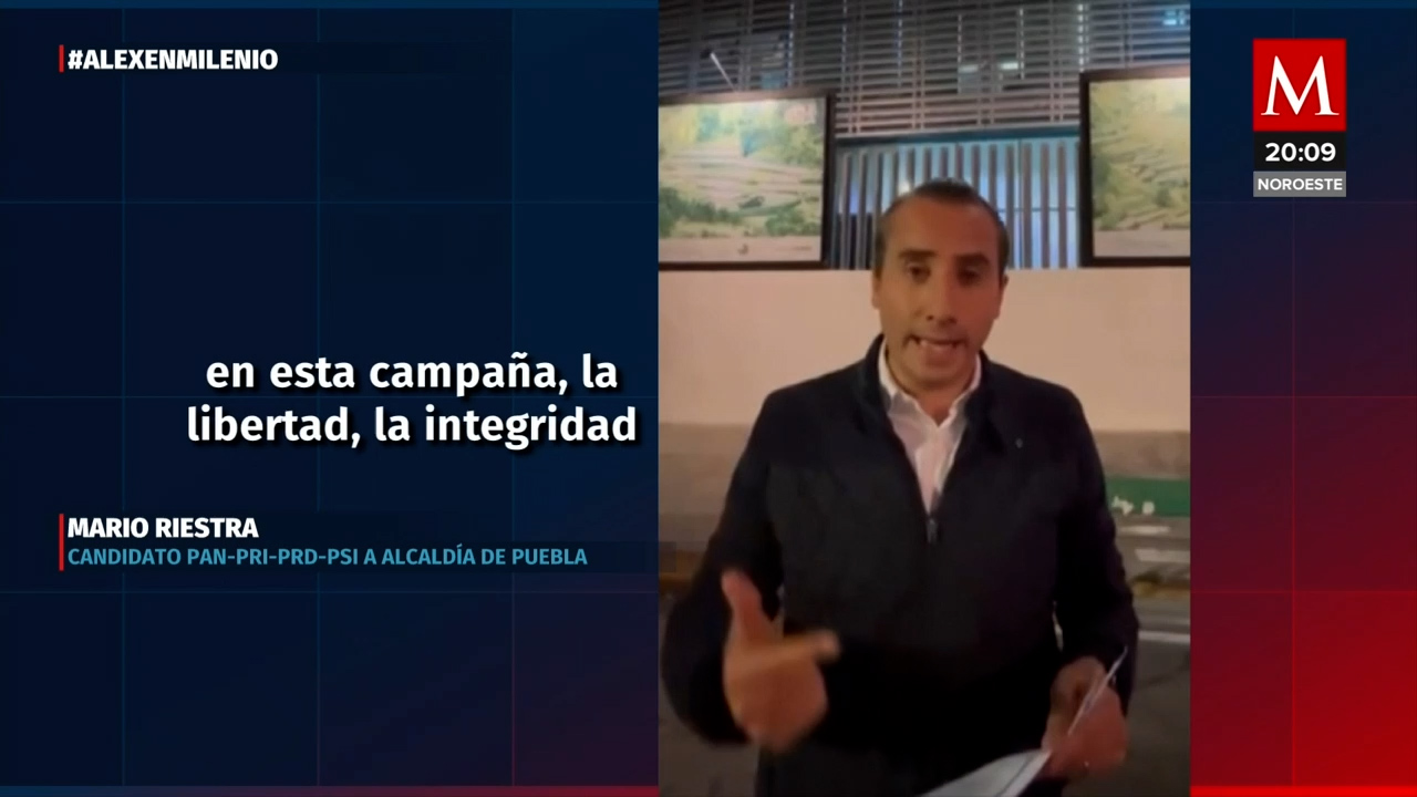Mario Riestra, candidato en Puebla, denuncia amenazas después de mitin