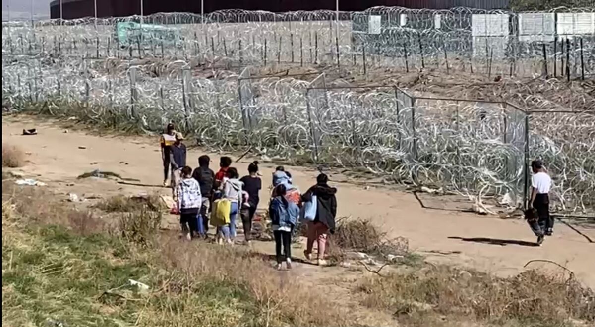 Migrantes arriban a Ciudad Juárez Chihuahua | Blanca Elizabeth Carmona