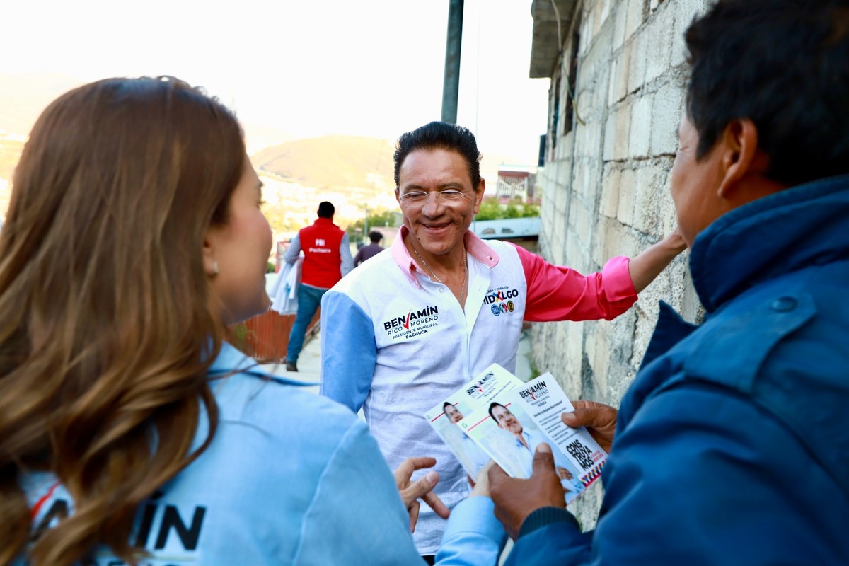 Benjamín Rico Moreno, candidato a presidente municipal de Pachuca. (Cortesía)