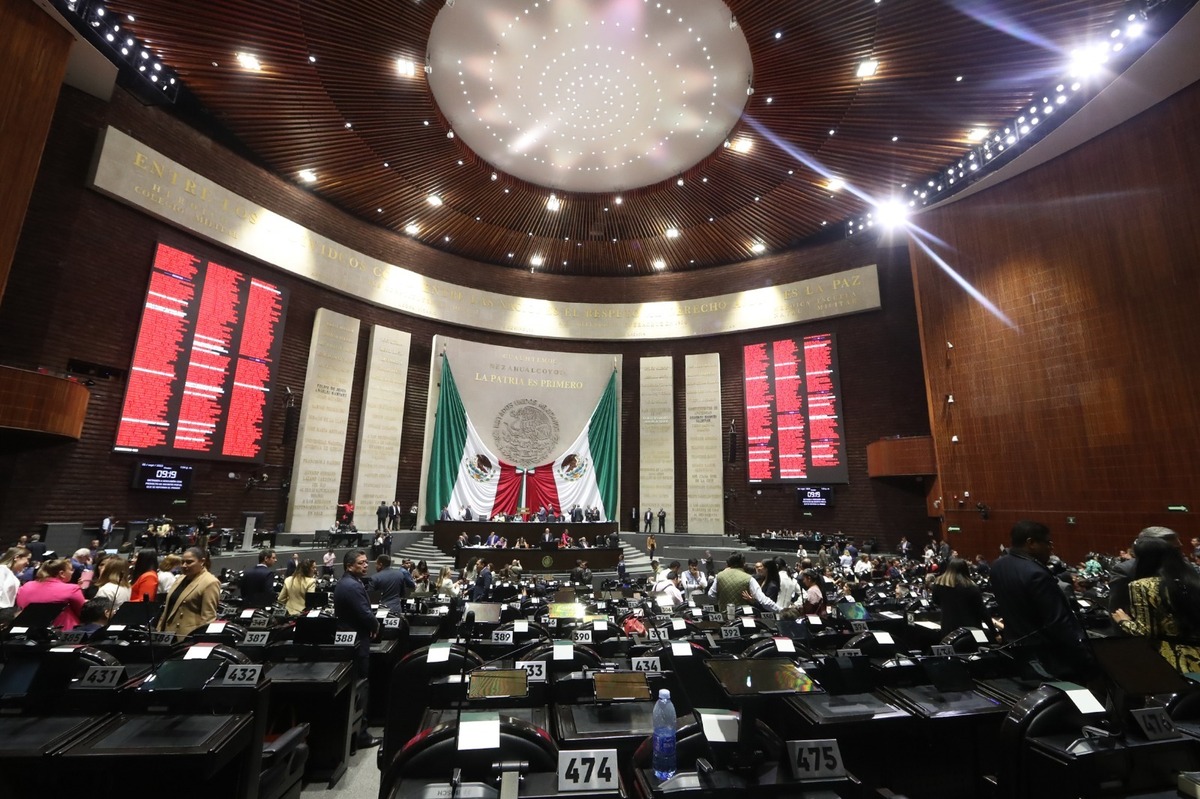 Cámara de Diputados durante discusión de la Ley de Amnistía. | Foto: Especial