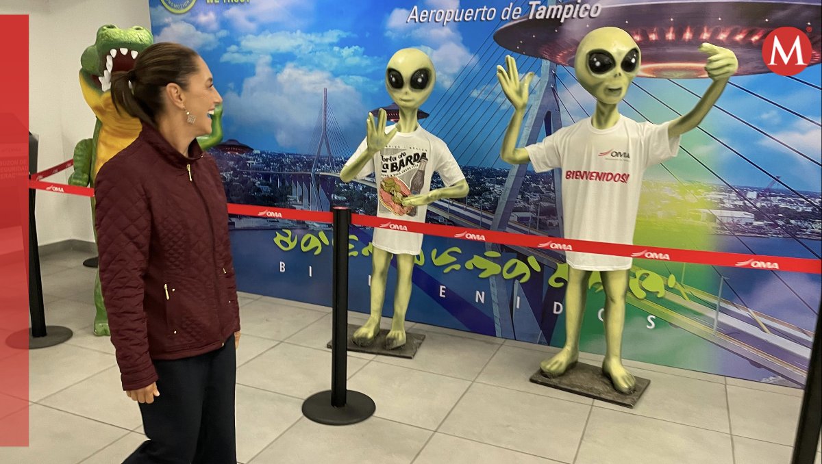 La candidata Claudia Sheinbaum a su llegada a Tampico, Tamaulipas. | José Antonio Belmont