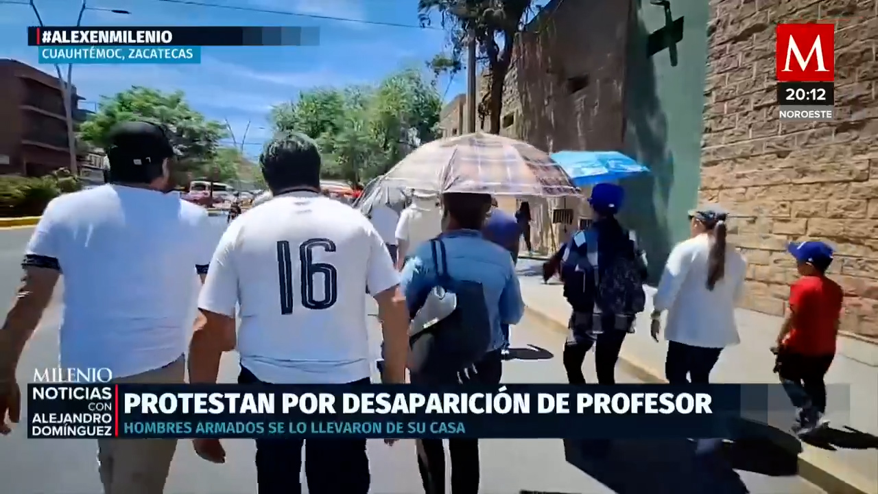 Escuelas de Zacatecas suspenden clases en protesta por desaparición de maestro