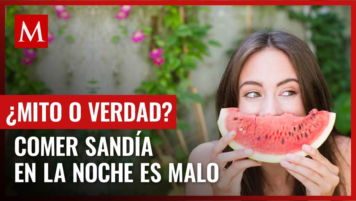 Esto dicen los expertos sobre si es dañino comer sandía por la noche debido a que es muy 'fría'