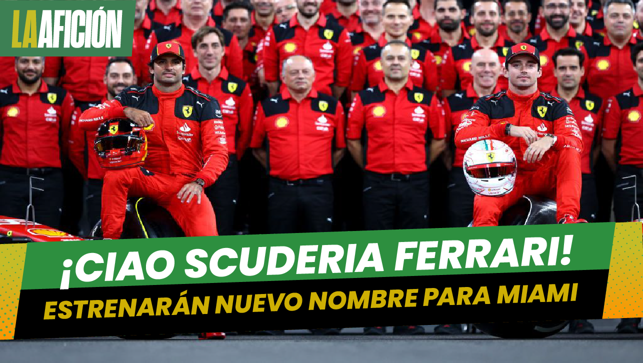Ferrari renueva su nombre para el GP de Miami, ¿Qué nombre usarán en la F1?