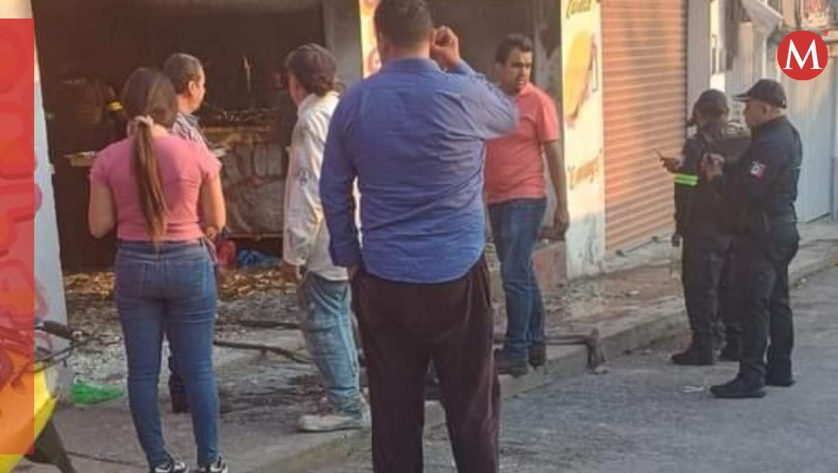 Fuga de gas hace que se incendie tortería en Ecatepec| Foto: Fernando Cruz